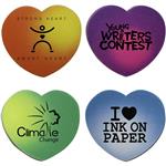 SA02133 Die Cut Heart Mood Eraser With Custom Imprint 